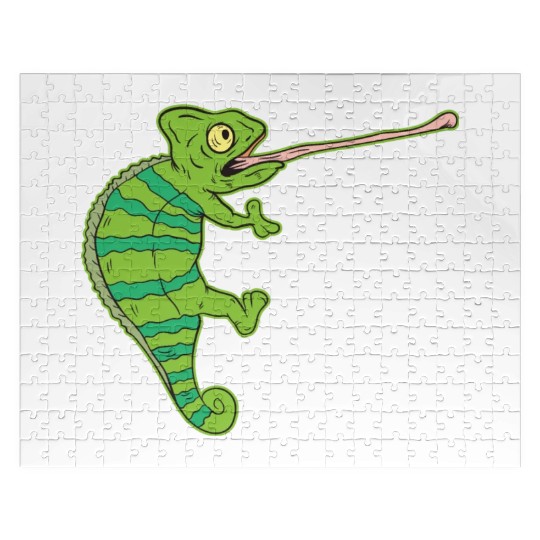 Wildlife Climbing Chameleon Animal Welfare Gift Jigsaw Puzzles