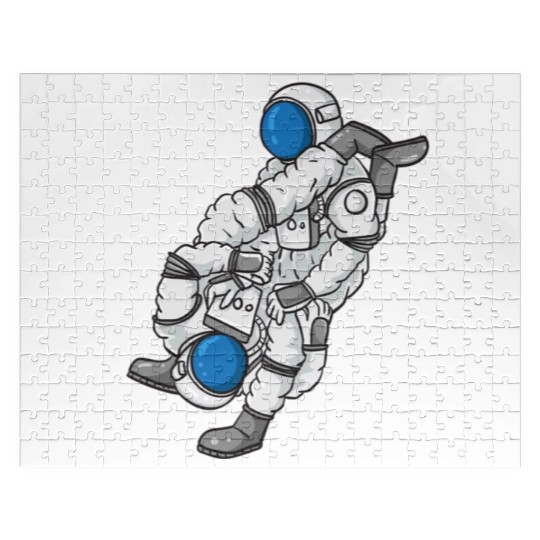 Astronaut Jiu Jitsu Martial Arts MMA Gift Jigsaw Puzzles