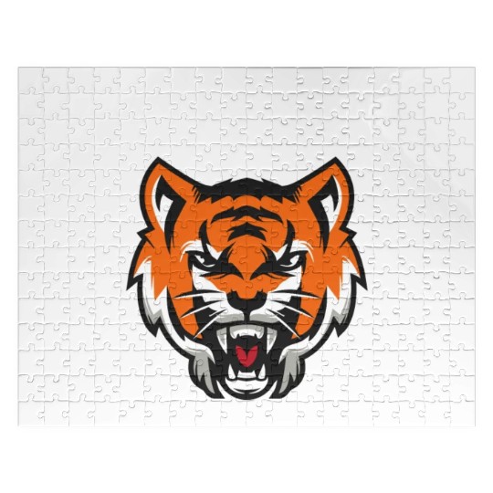 Tiger Black White and Orange - Don t Stop Jigsaw Puzzles