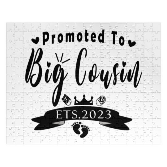 Copy of Promoted To Big Cousin Est 2023 Jigsaw Puzzles
