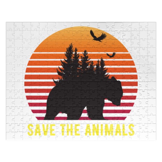 Save The Animals Earth Day Jigsaw Puzzles