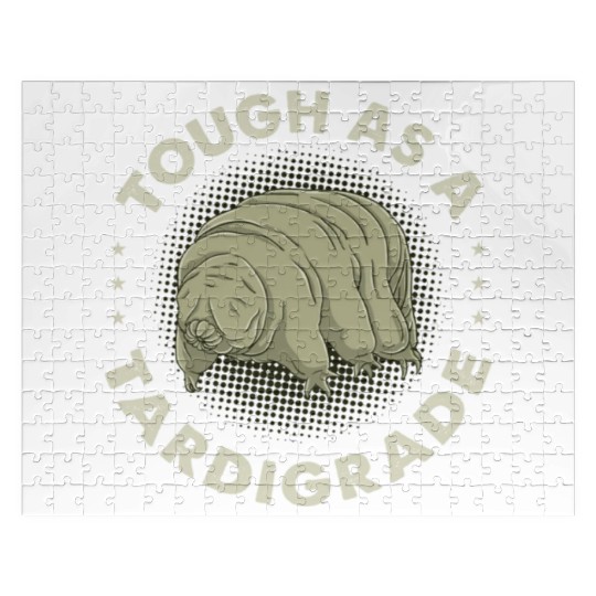 Tough As A Tardigrade for Tardigrade Lover Jigsaw Puzzles