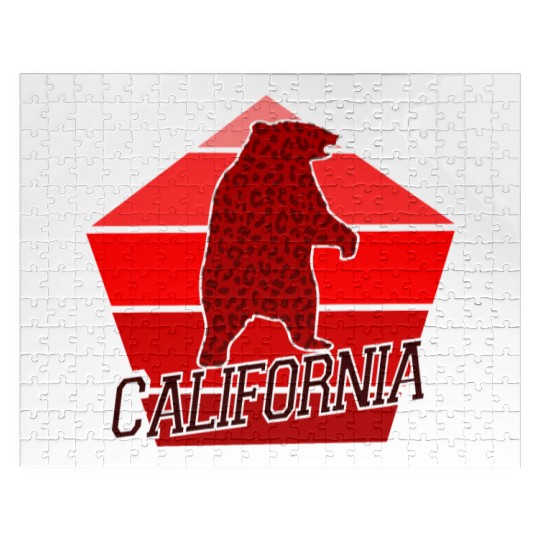 California Bear Flag Jigsaw Puzzles