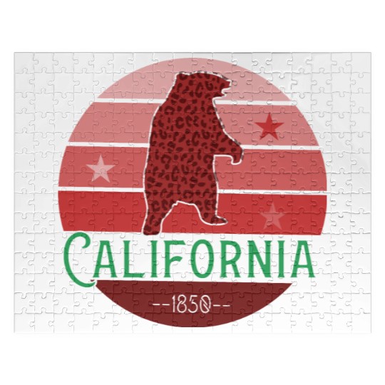 California Bear Flag Jigsaw Puzzles