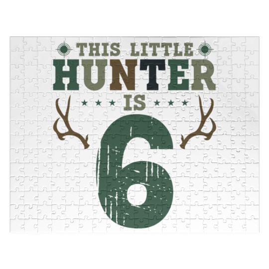 Buck Deer Hunting Hunter Kid 6th Jigsaw Puzzles