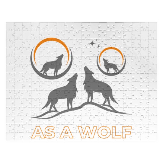 Be Strong As A Wolf Jigsaw Puzzles