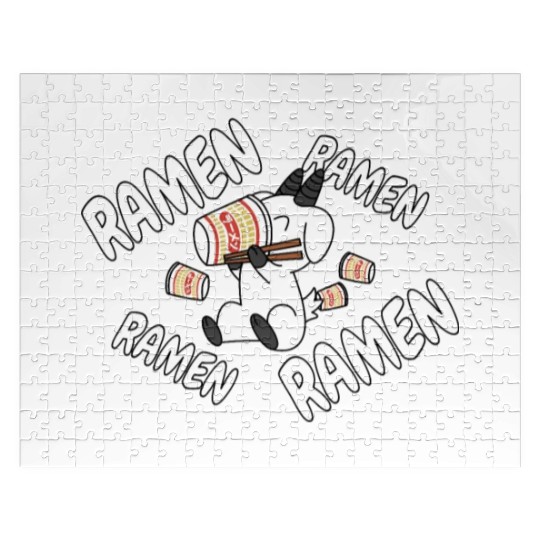 Goat Instant Ramen Noodles Jigsaw Puzzles