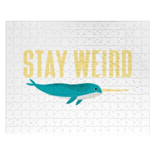 Stay Weird, Narwhal Jigsaw Puzzles