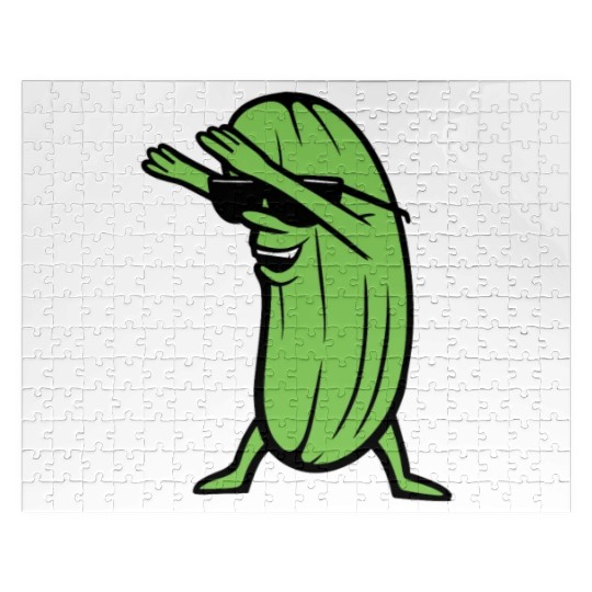 Dabbing Pickle Jigsaw Puzzles