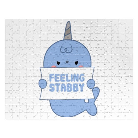 Feeling Stabby, Narwhal Jigsaw Puzzles