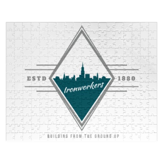 Ironworker Badge Ironworkers Jigsaw Puzzles