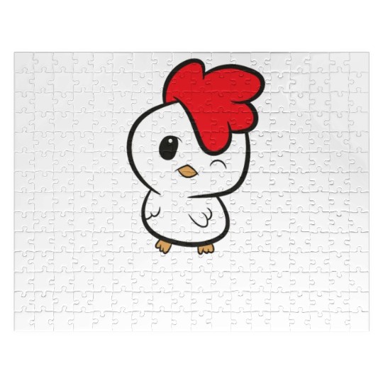 Chicken Animal Farming Rooster Hens Chicken Jigsaw Puzzles