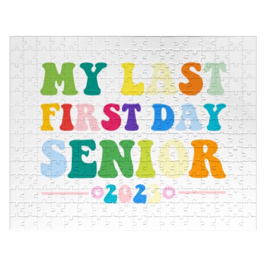 My Last First Day Senior Class Of 2023 Back to Jigsaw Puzzles