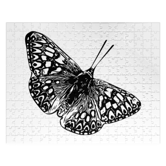 Elegant Vintage Butterfly Jigsaw Puzzles