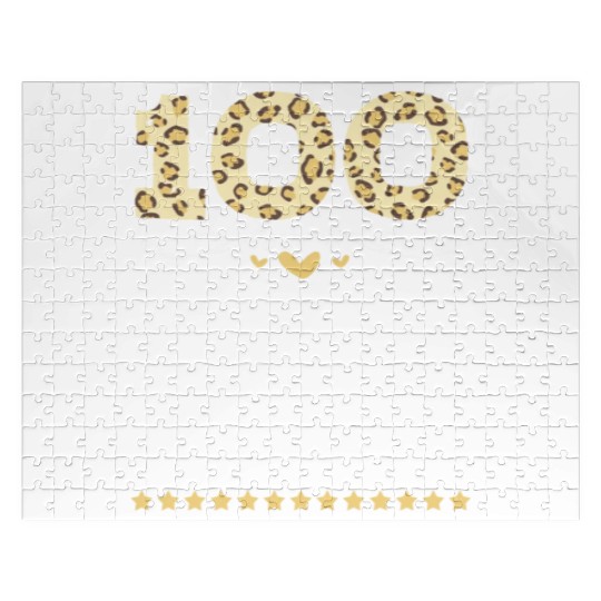 Last Day Of School Middle School Teacher Leopard Jigsaw Puzzles