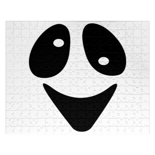 Halloween Scary Ghost Face Costume Jigsaw Puzzles