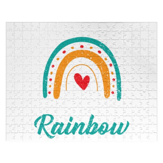 The Greater Your Storm The Brighter Your Rainbow Jigsaw Puzzles