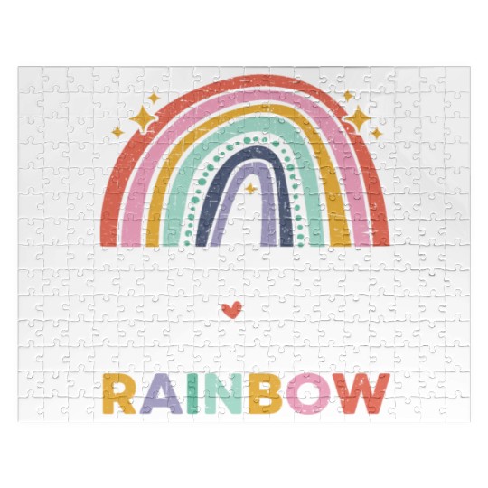 The Greater Your Storm The Brighter Your Rainbow Jigsaw Puzzles