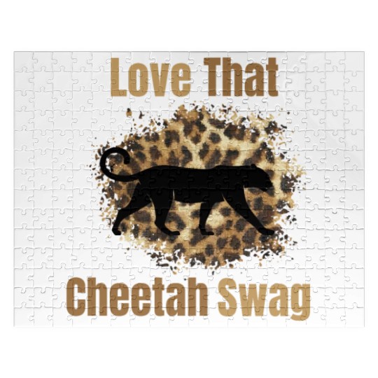 Love That Cheetah Swag Jigsaw Puzzles
