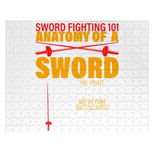 Sword Fighting 101 Anatomy Of A Sword 3 Jigsaw Puzzles