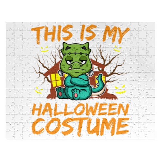 Scary Creepy Animal This Is My Halloween Costume Jigsaw Puzzles