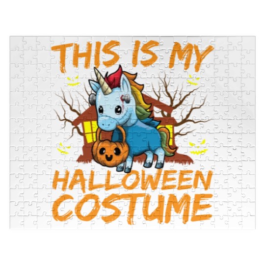 Scary Creepy Animal This Is My Halloween Costume Jigsaw Puzzles