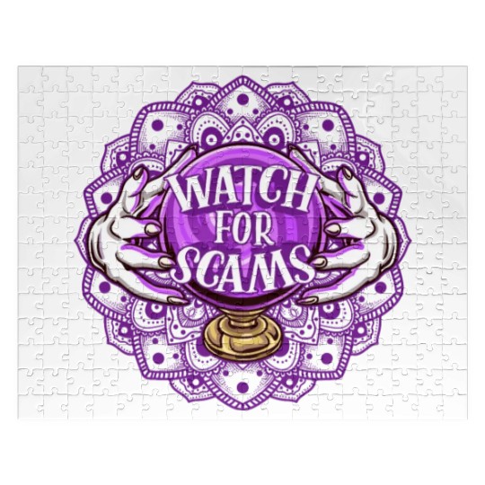 Halloween Witch Hands Witchcraft Scam Jigsaw Puzzles