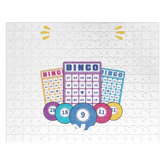Bingo Card Game Grandma Bingo Player Bingo Cards Jigsaw Puzzles