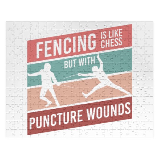 Fencing Sabre Jigsaw Puzzles