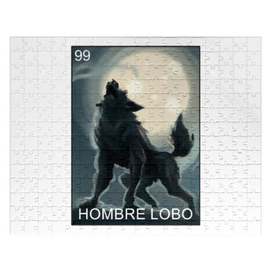Hombre Lobo Werewolf Card Mexican Lottery Jigsaw Puzzles