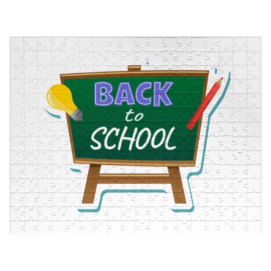 Back to School Sticker Jigsaw Puzzles