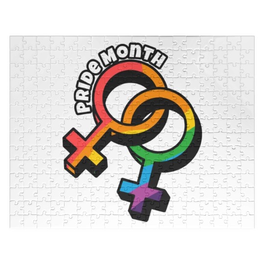 Pride Month LGBTQ Sticker Jigsaw Puzzles