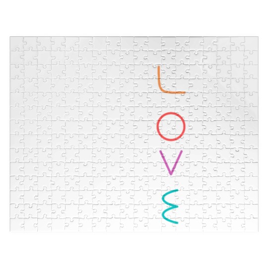 All You Need is Love with Math Rainbow Jigsaw Puzzles