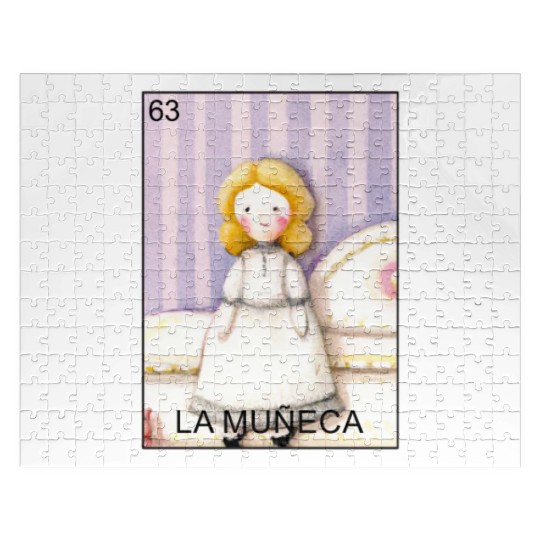 La Muneca The Doll Card Mexican Lottery Muneca Jigsaw Puzzles