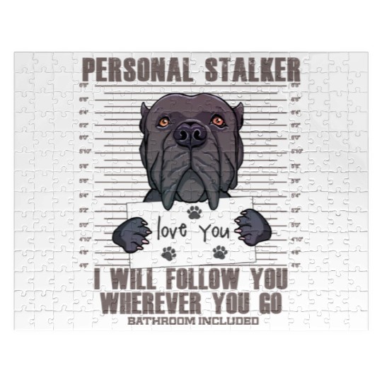 Funny Cane Corso Dog Italian Mastiff Lover Gift Jigsaw Puzzles
