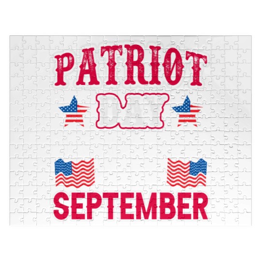 9/11 Patriot Day USA, Patriot Day, Never Forget Jigsaw Puzzles