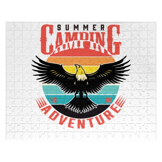summer camping adventure Jigsaw Puzzles