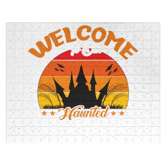Welcome To Our Haunted House Jigsaw Puzzles