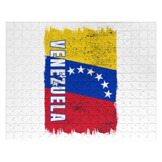 Venezuela vintage flag Jigsaw Puzzles