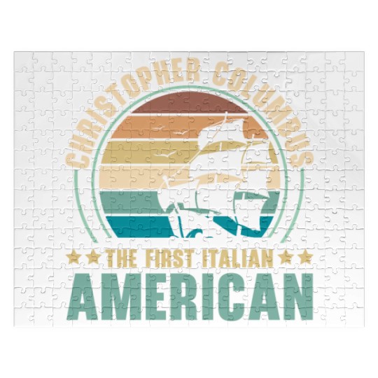 Columbus Day Navigator Ship Christopher Columbus Jigsaw Puzzles