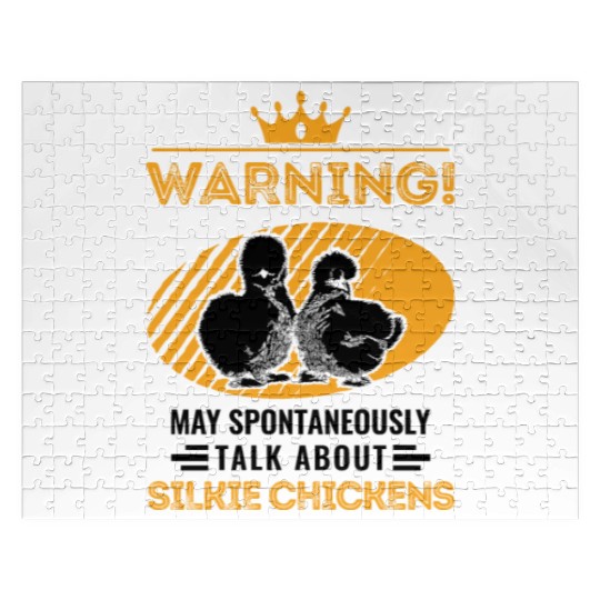 May Spontaneously Talk About Silkie Chickens Jigsaw Puzzles