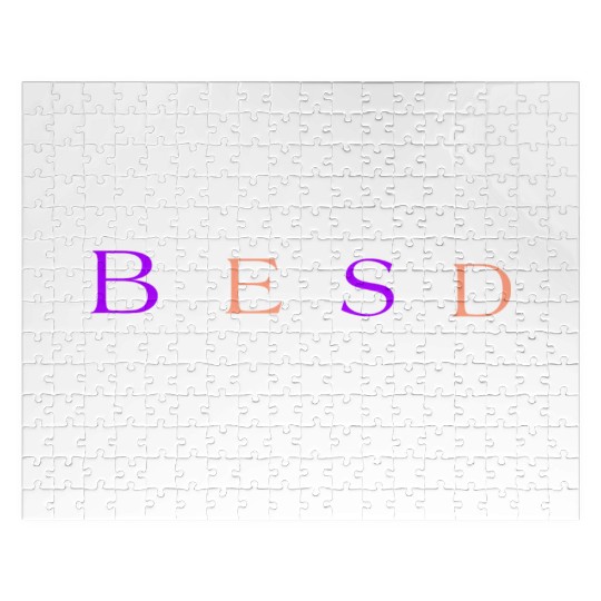 Purple and pink blessed aka pimp shit type shit Jigsaw Puzzles