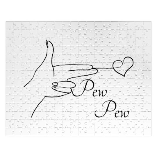 Pew Pew Love Jigsaw Puzzles