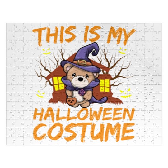Scary Creepy Animal This Is My Halloween Costume Jigsaw Puzzles