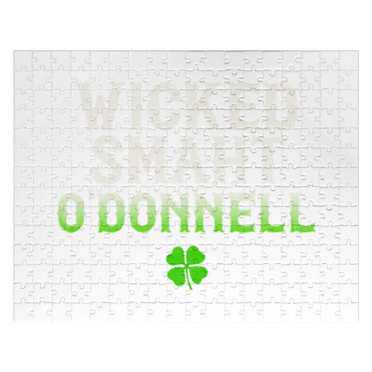 Wicked Smaht O'Donnell Clan Boston Irish Slang Jigsaw Puzzles