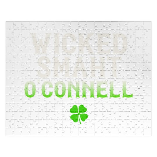 Wicked Smaht O'Connell Clan Boston Irish Slang Jigsaw Puzzles