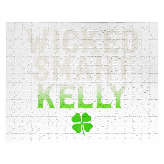 Wicked Smaht Kelly Clan Boston Irish Slang Jigsaw Puzzles