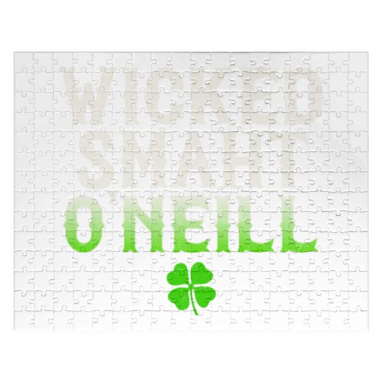 Wicked Smaht O'Neill Clan Boston Irish Slang Jigsaw Puzzles