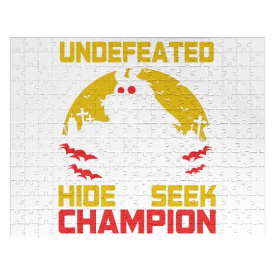 Undefeated Hide And Seek Champion Funny Mothman Jigsaw Puzzles