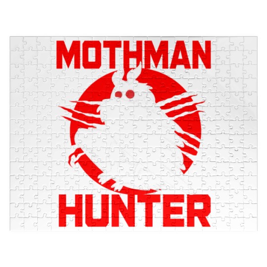 Cryptozoologist Cryptid Folklore Funny Mothman Jigsaw Puzzles